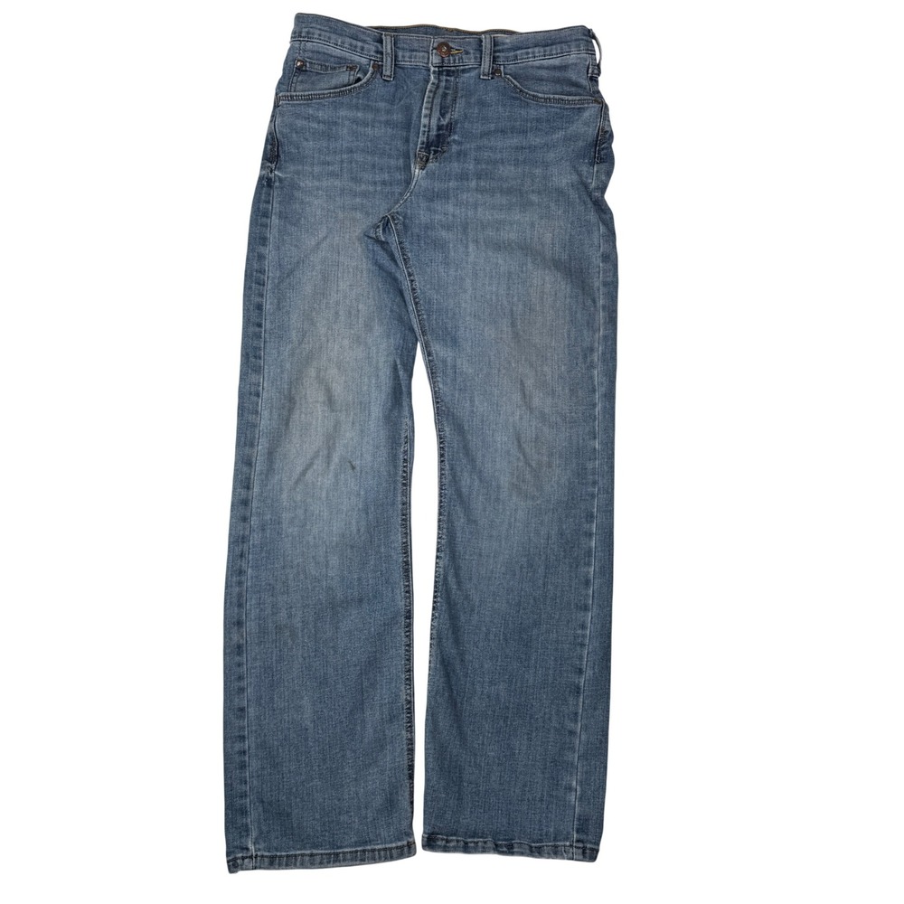 Wrangler Relaxed Bootcut Jeans 32x30 Blue Jeans Distressed